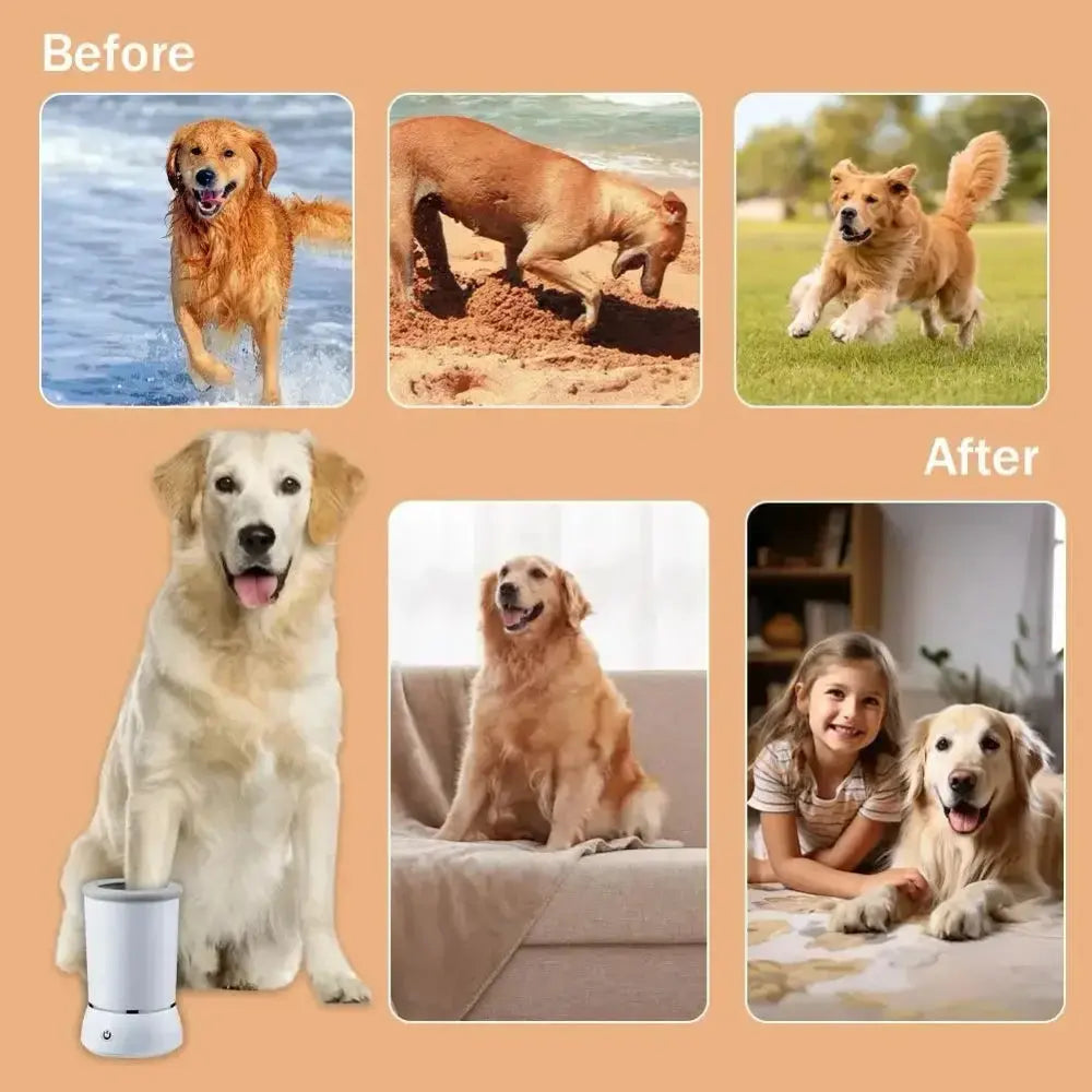 Automatic Electric Pet Paw Cleaner Daily Finds