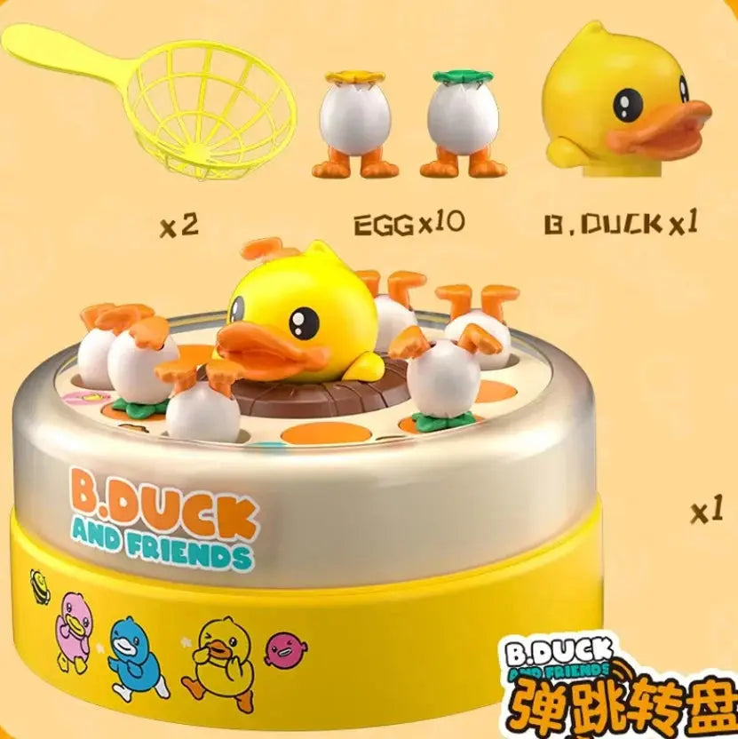 Children's Yellow Bouncing Duck Toy, Spinning Concentration Training Puzzle, Parent-Child Interactive Toy for Better Focus Daily Finds