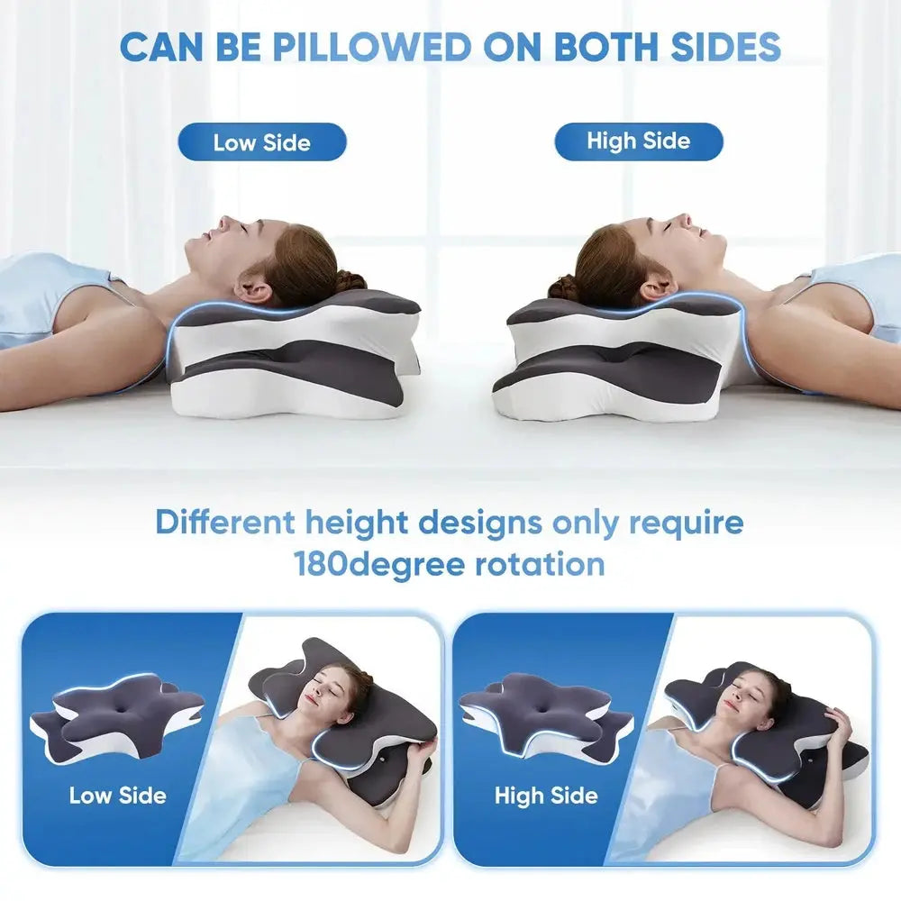 Contoured Memory Foam Pillow Daily Finds