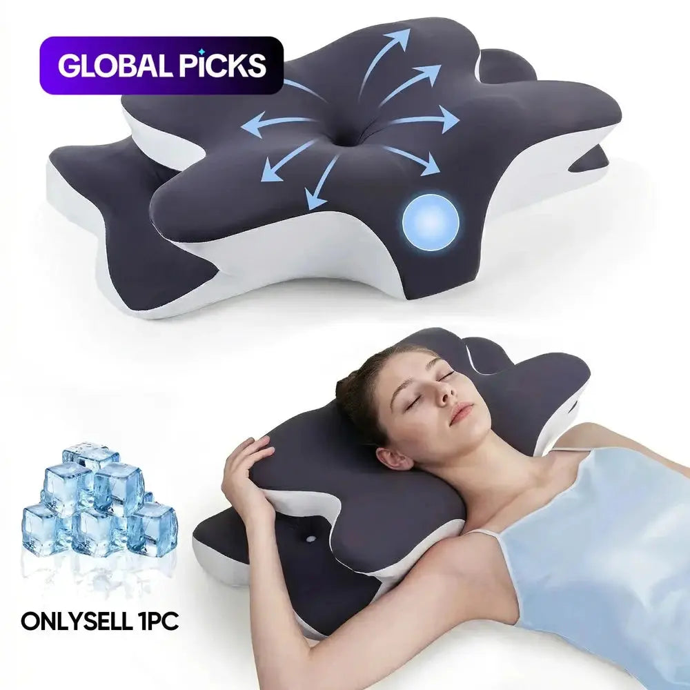 Contoured Memory Foam Pillow Daily Finds