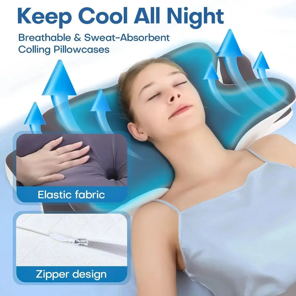Contoured Memory Foam Pillow Daily Finds