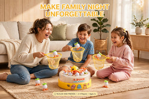 Children's Yellow Bouncing Duck Toy, Spinning Concentration Training Puzzle, Parent-Child Interactive Toy for Better Focus