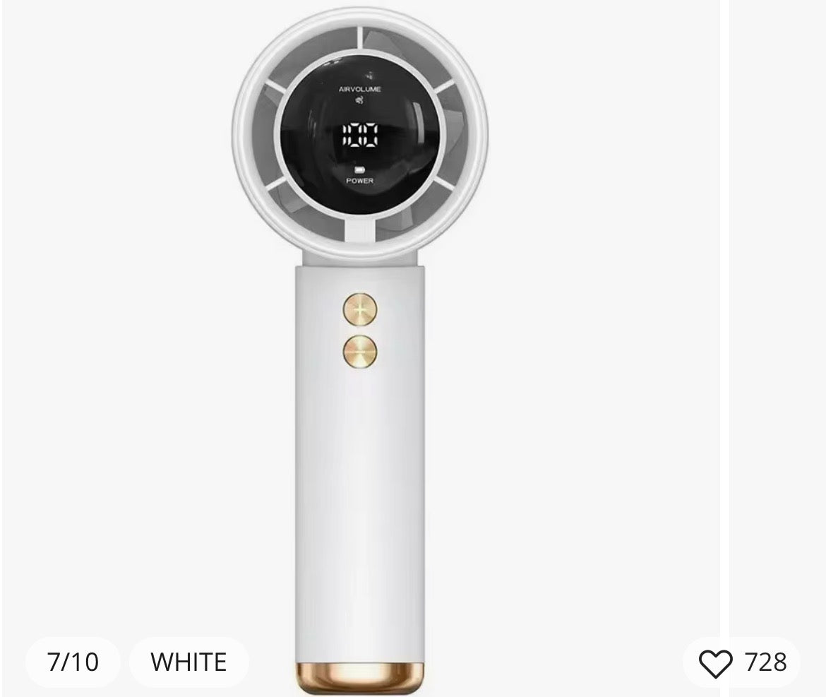 PocketBreeze Mini Handheld Fan — USB-C Rechargeable Personal Fan