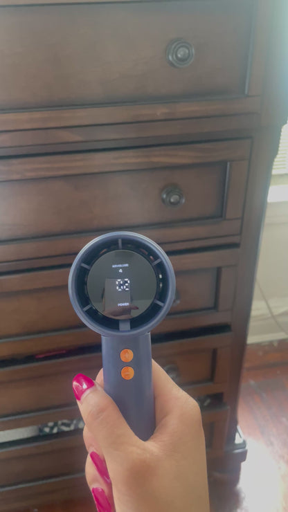 PocketBreeze Mini Handheld Fan — USB-C Rechargeable Personal Fan